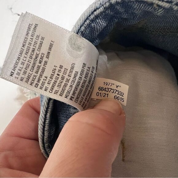 Sz 8 American Eagle Curvy Mom Short comfort stretch waistband - Picture 10 of 15